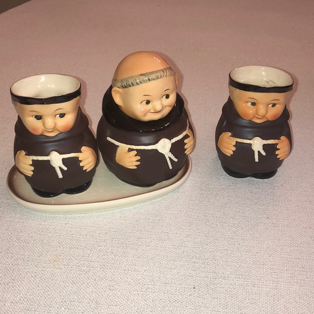 Vintage Goebel Friar Tuck Monk Set